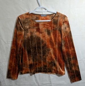 Velvet Whimsical Sunset Long Sleeved Shirt